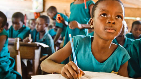 Children in classroom